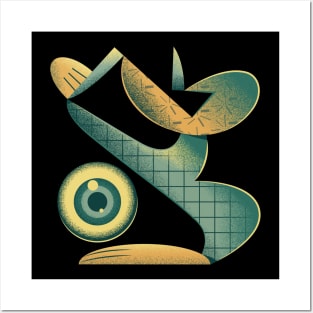 Eye acrobatics Posters and Art